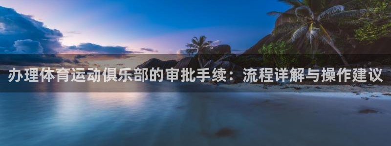 球皇直播直播网：办理体育运动俱乐部的审批手续：流程详解与操作建议